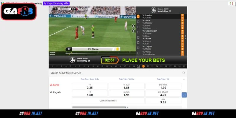 Các tính năng độc quyền chỉ có tại sảnh Saba Thể thao